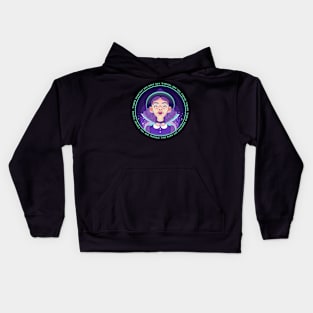 Witch, lit from potion below - 1 Kids Hoodie